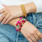 Bold Large Stone Bracelet – Vibrant & Neutral Options - Splendid Iris