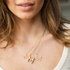 Large Pave Initial Pendants - Splendid Iris