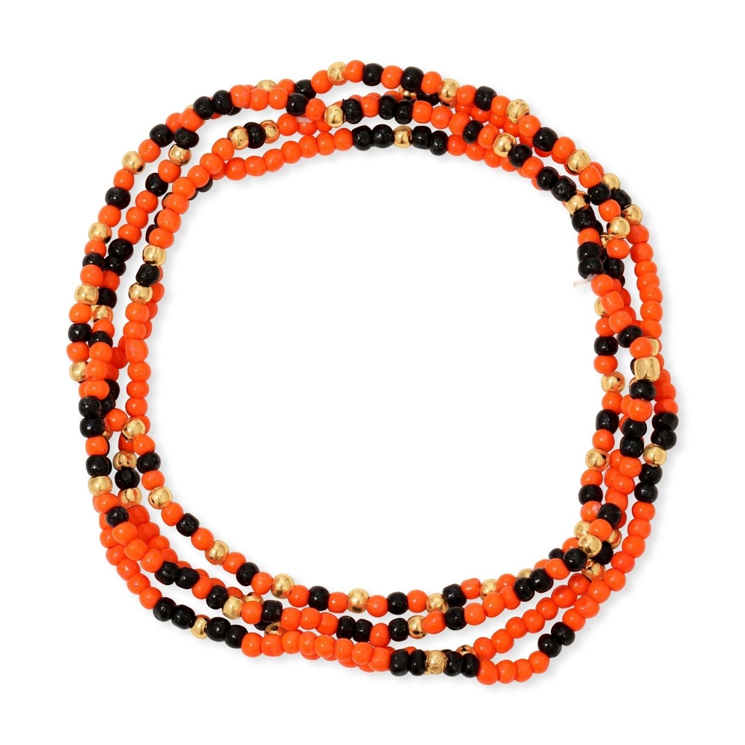 Set/4 Stretch Beaded Game Day Bracelets - Splendid Iris