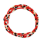 Set/4 Stretch Beaded Game Day Bracelets - Splendid Iris