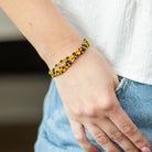 Set/4 Stretch Beaded Game Day Bracelets - Splendid Iris