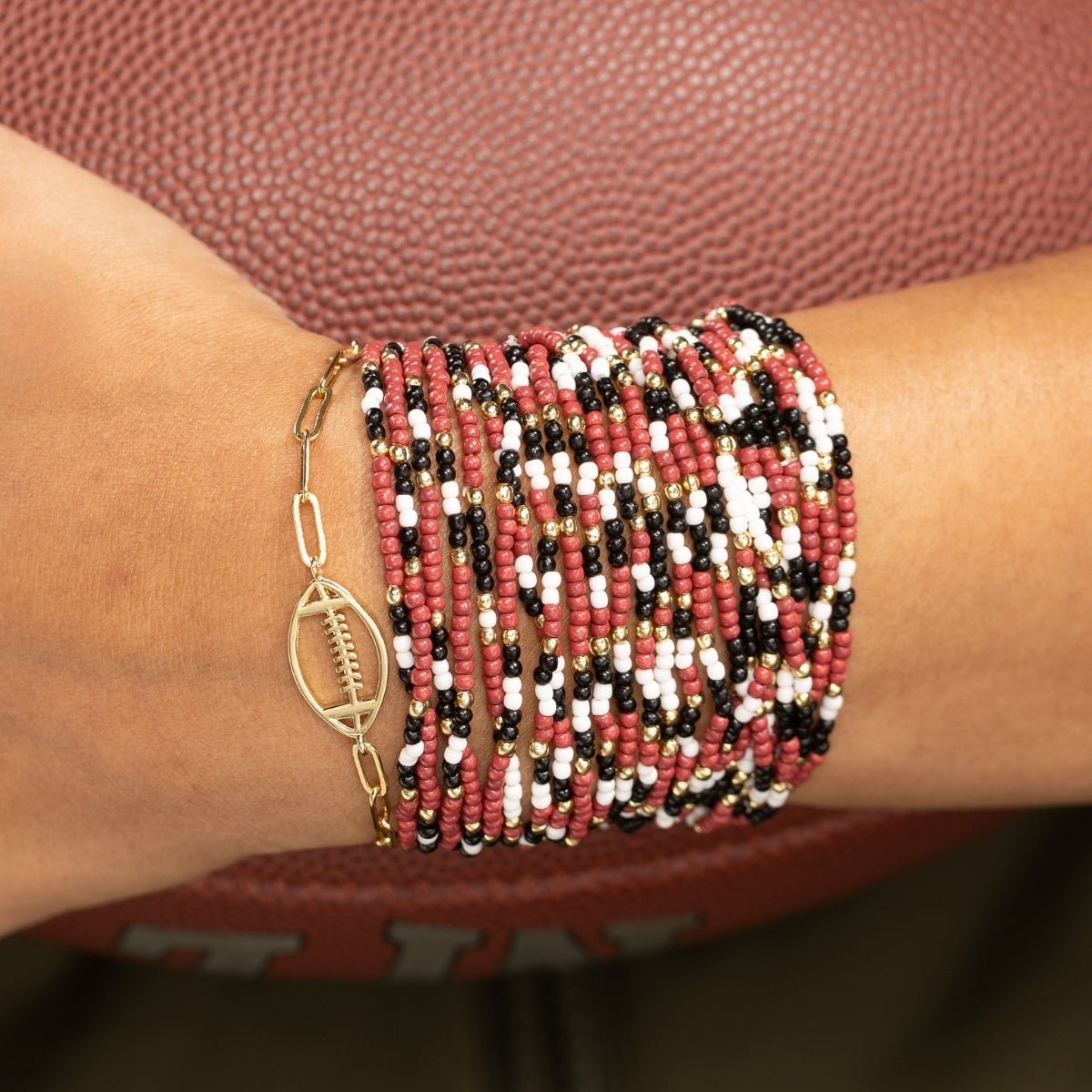 Football Game Day Pulley Bracelet - Splendid Iris