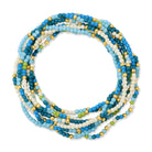 Set/8 Assorted 2mm Gold Seed Bead Bracelets - Splendid Iris