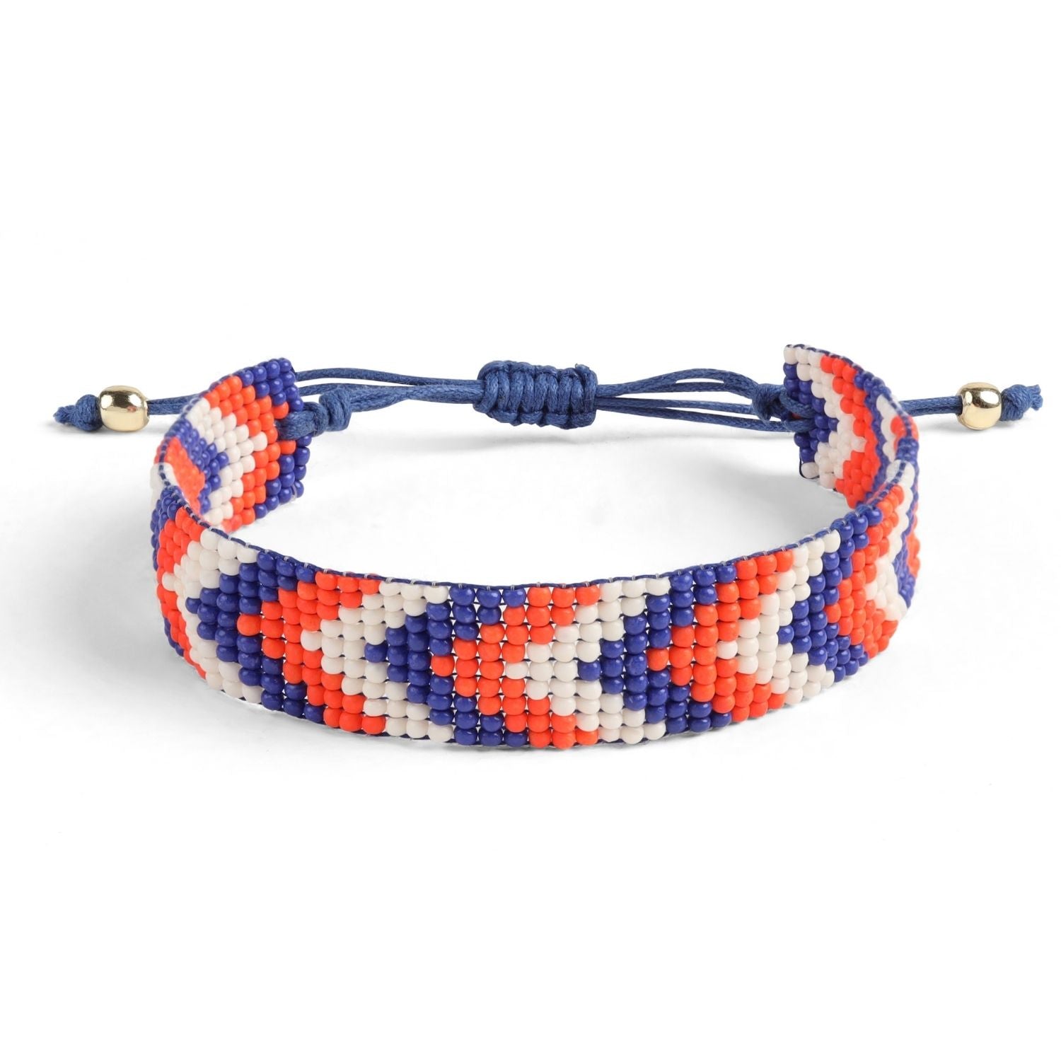 Adjustable Game Day Bracelet - Splendid Iris