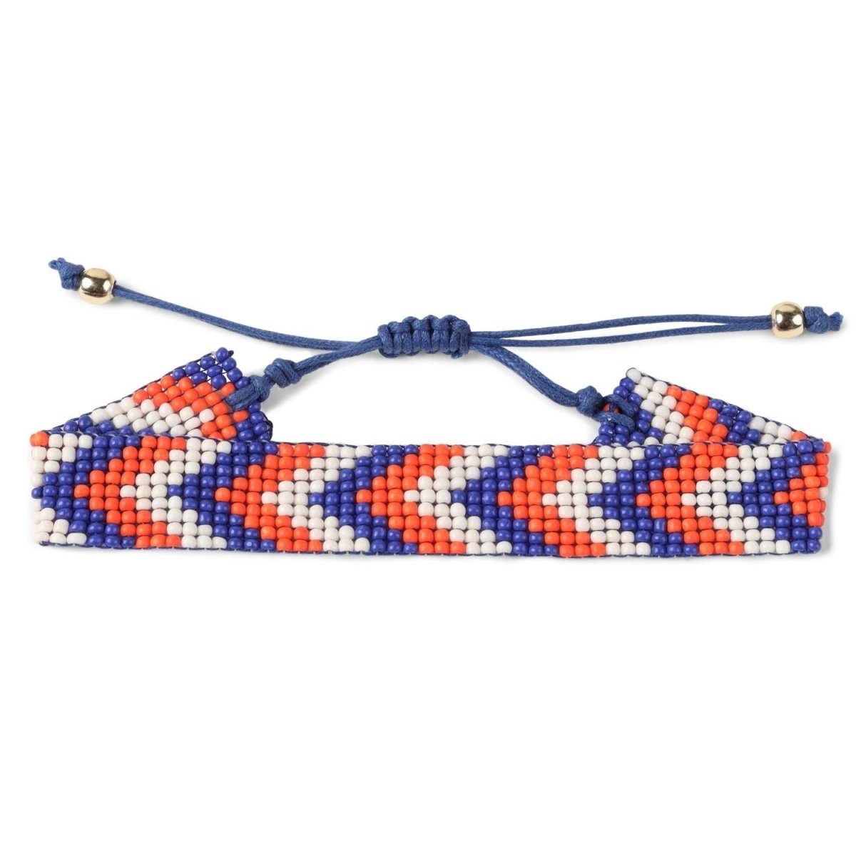 Adjustable Game Day Bracelet - Splendid Iris