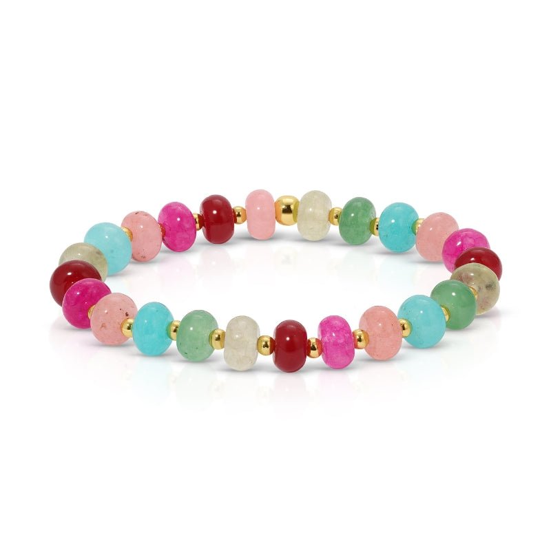 Bold Large Stone Bracelet – Vibrant & Neutral Options - Splendid Iris