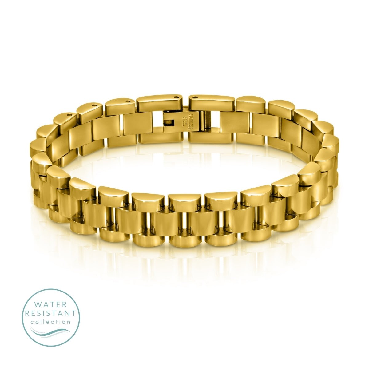 Slender Iconic Watch Strap Bracelet, Water-Resistant - Splendid Iris
