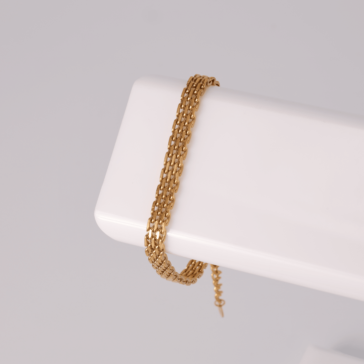 Flat Multi-Link Bracelet, Water-Resistant - Splendid Iris