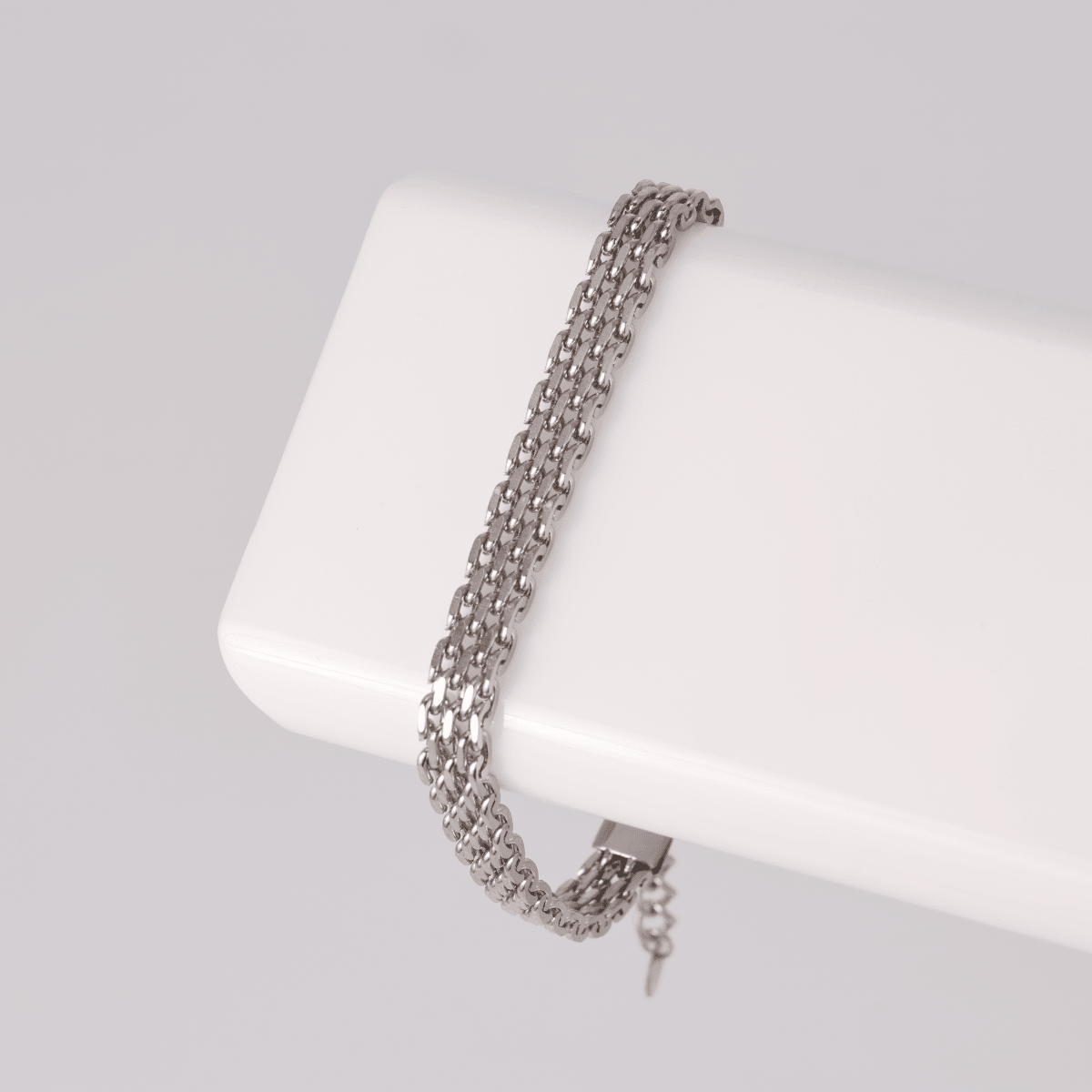 Flat Multi-Link Bracelet, Water-Resistant - Splendid Iris