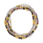 Set/4 Stretch Stone Bracelets - Splendid Iris