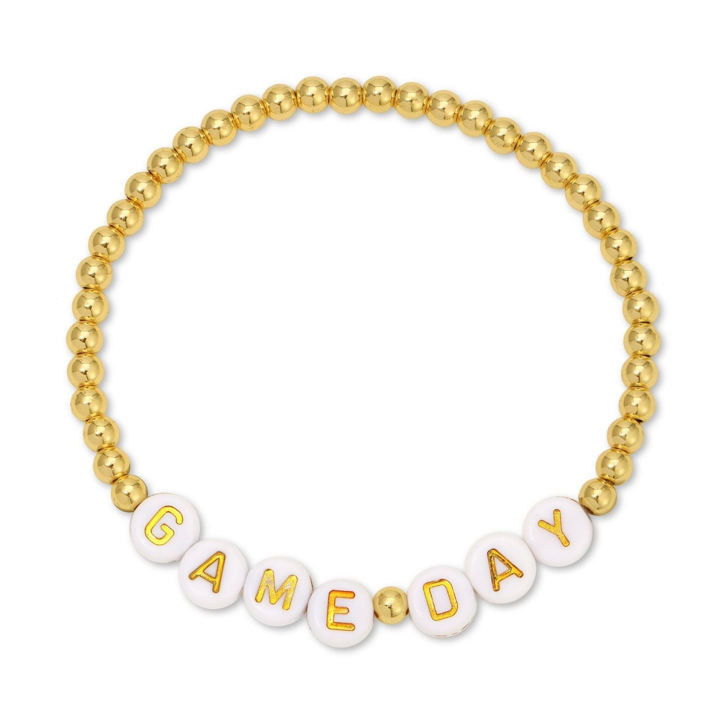 Game Day Beaded Bracelet - Splendid Iris