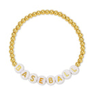 Baseball Beaded Bracelet - Splendid Iris