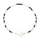 Miyuki Delica with Shell Cross Accent - Splendid Iris