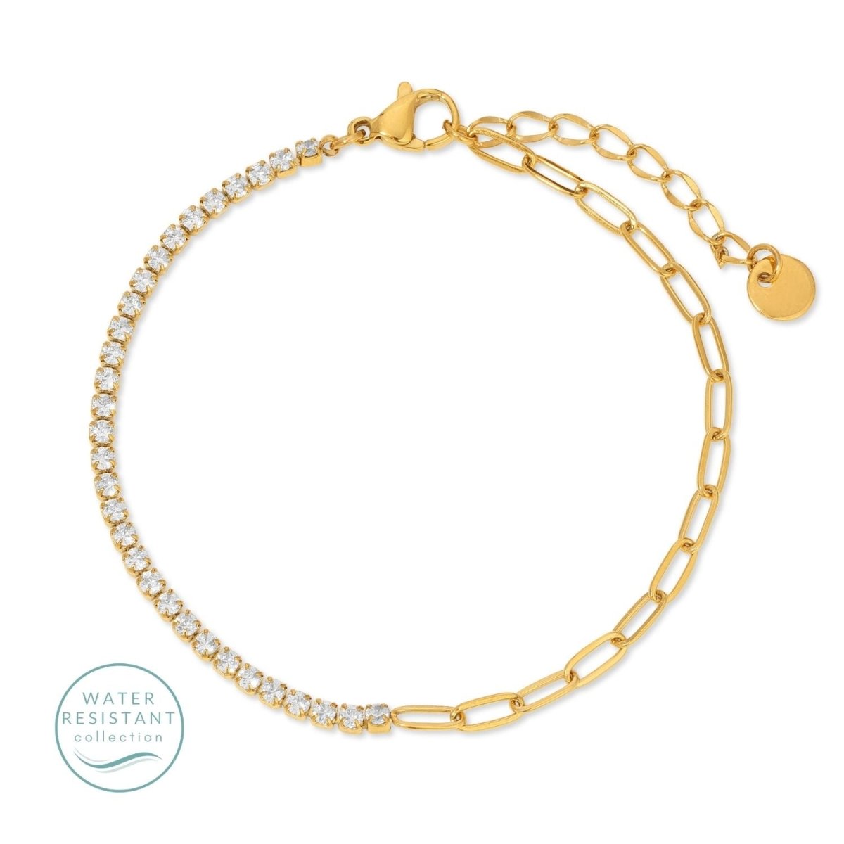 Delicate Combo Water Resistant Tennis Bracelet - Splendid Iris