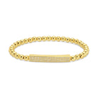 Pave Bar Stretch Bracelet - Splendid Iris