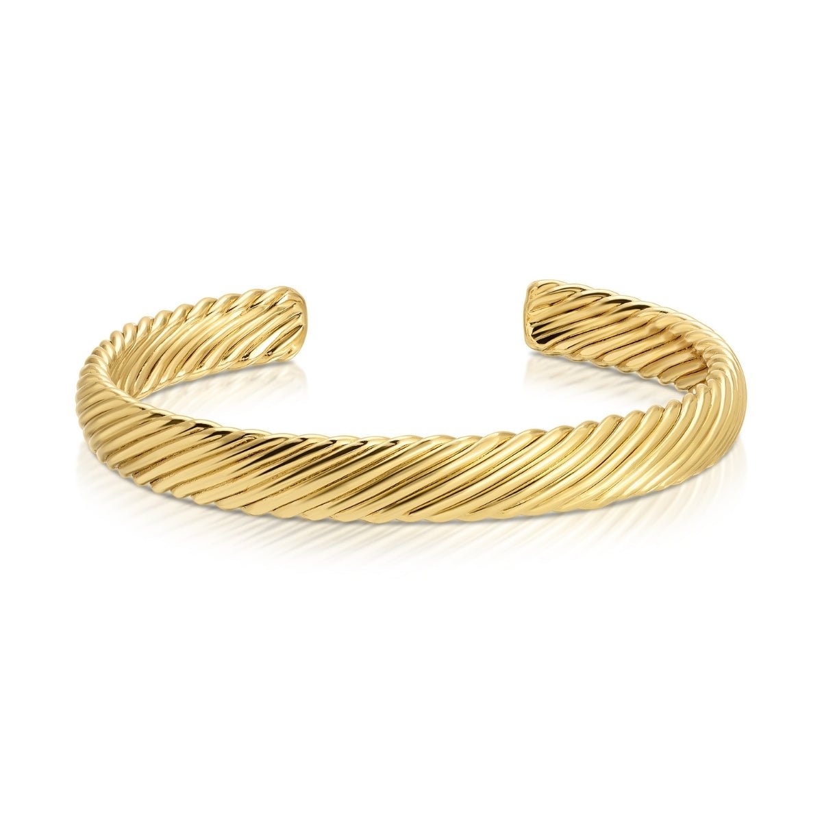 Classic Cable Cuff - Splendid Iris