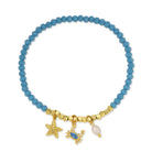 Blue Crab Stretch Charm Bracelet - Splendid Iris