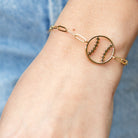 Baseball | Softball Pulley Bracelet - Splendid Iris
