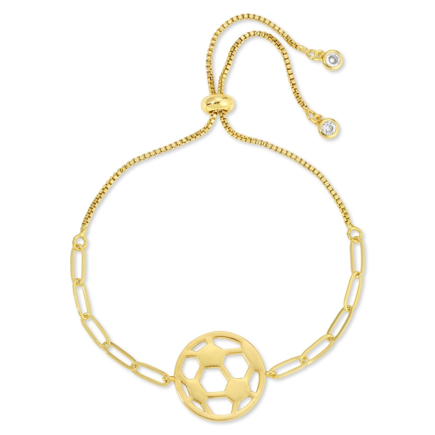 Soccer Pulley Bracelet - Splendid Iris
