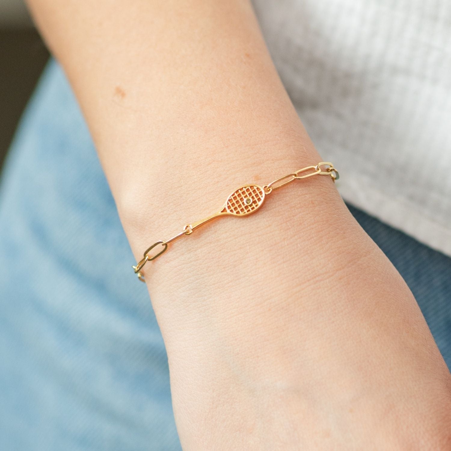 Tennis Pulley Bracelet - Splendid Iris