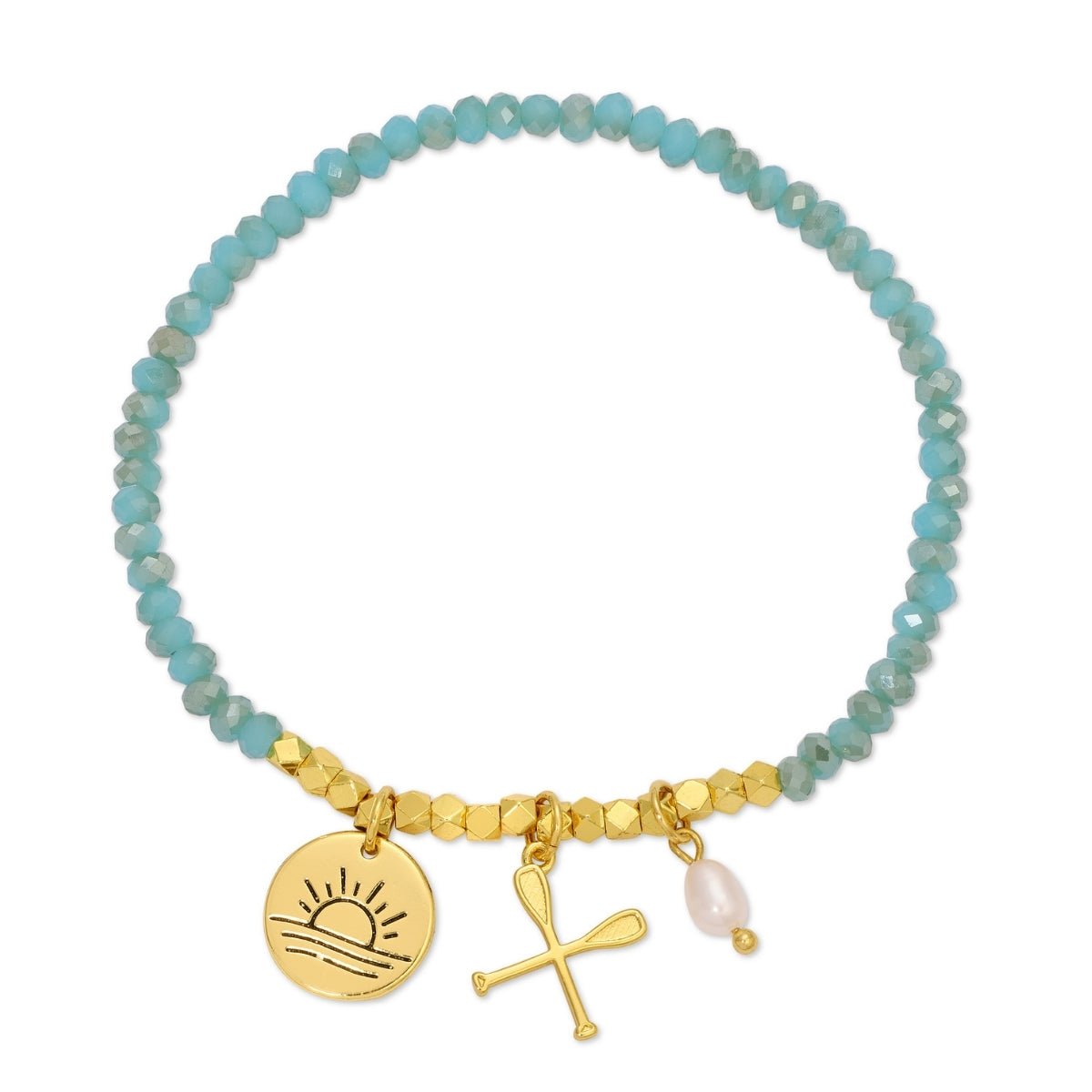 Paddling Stretch Charm Bracelet - Splendid Iris
