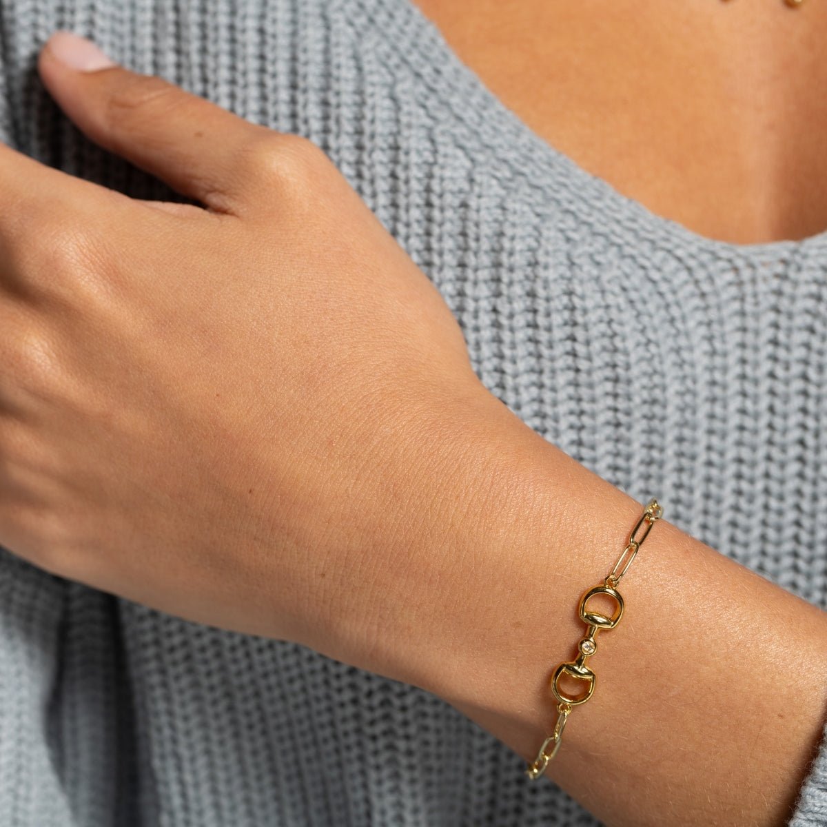 Horsebit Pulley Bracelet - Splendid Iris