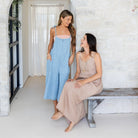 Lyocell Adjustable Romper with Side Pockets - Splendid Iris