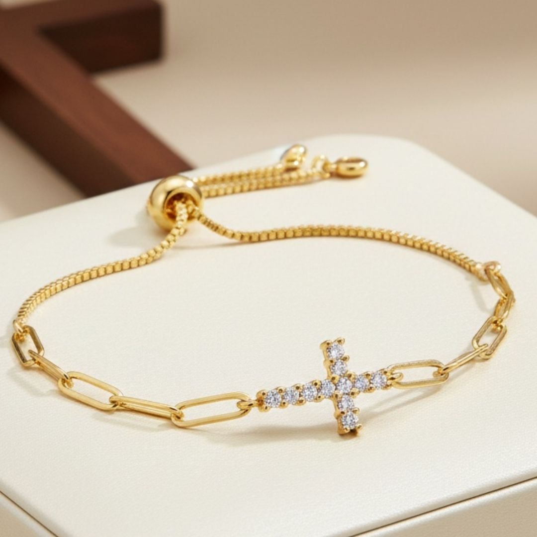 Cross Pulley Bracelet - Splendid Iris