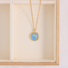 Dolphin Pendant Necklace - Splendid Iris