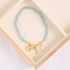 Dolphin Stretch Charm Bracelet - Splendid Iris
