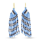 Long Game Day Earrings - Splendid Iris