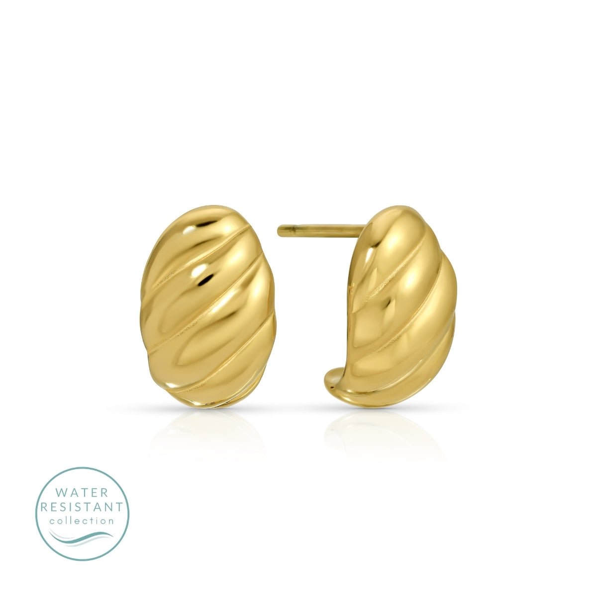 Twist Studs, Water-Resistant - Splendid Iris