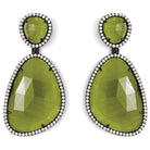 Bold Cat's Eye Earrings - Splendid Iris