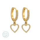 Water Resistant Heart Huggies - Splendid Iris