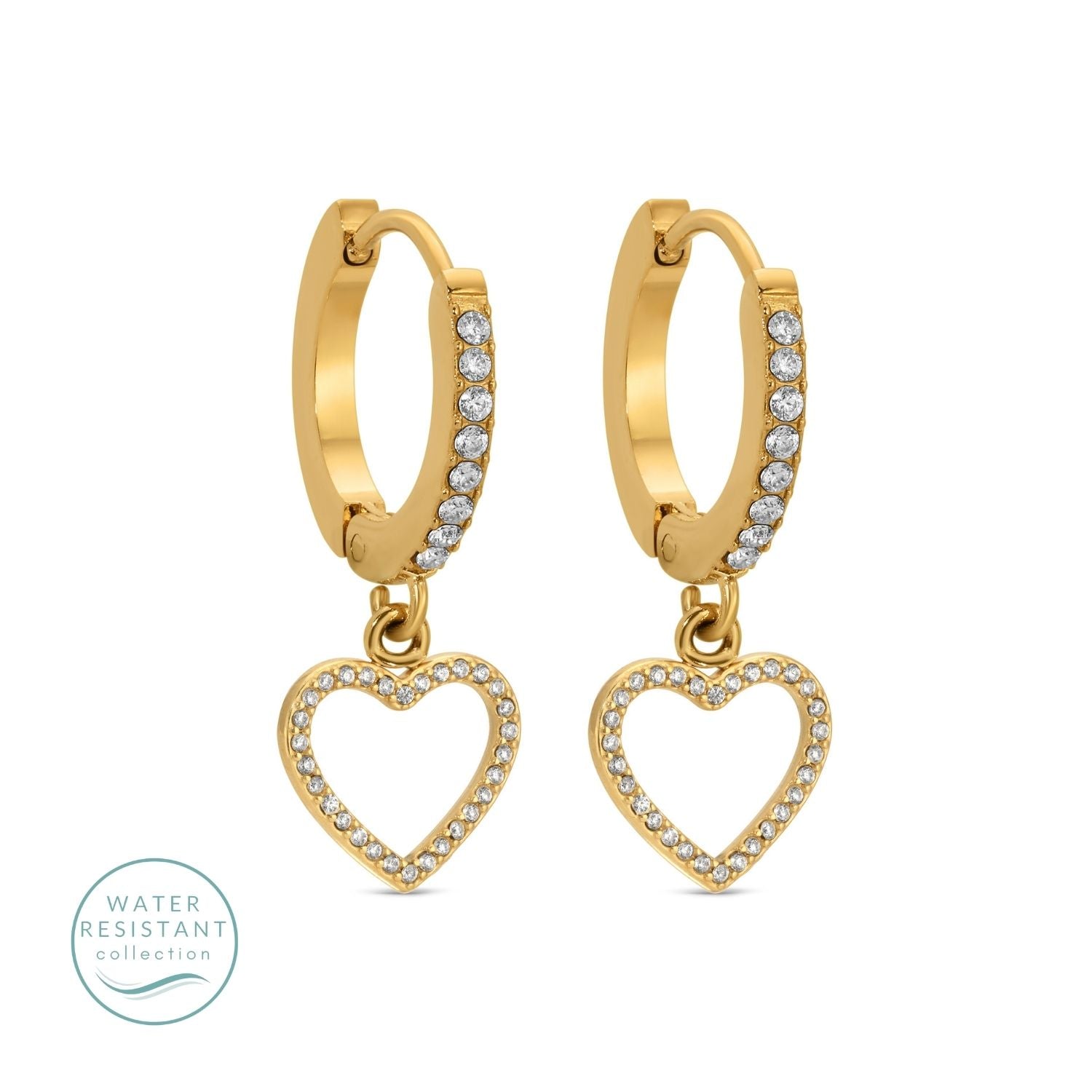 Water Resistant Heart Huggies - Splendid Iris