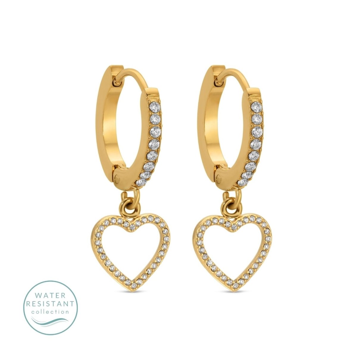 Water Resistant Heart Huggies - Splendid Iris