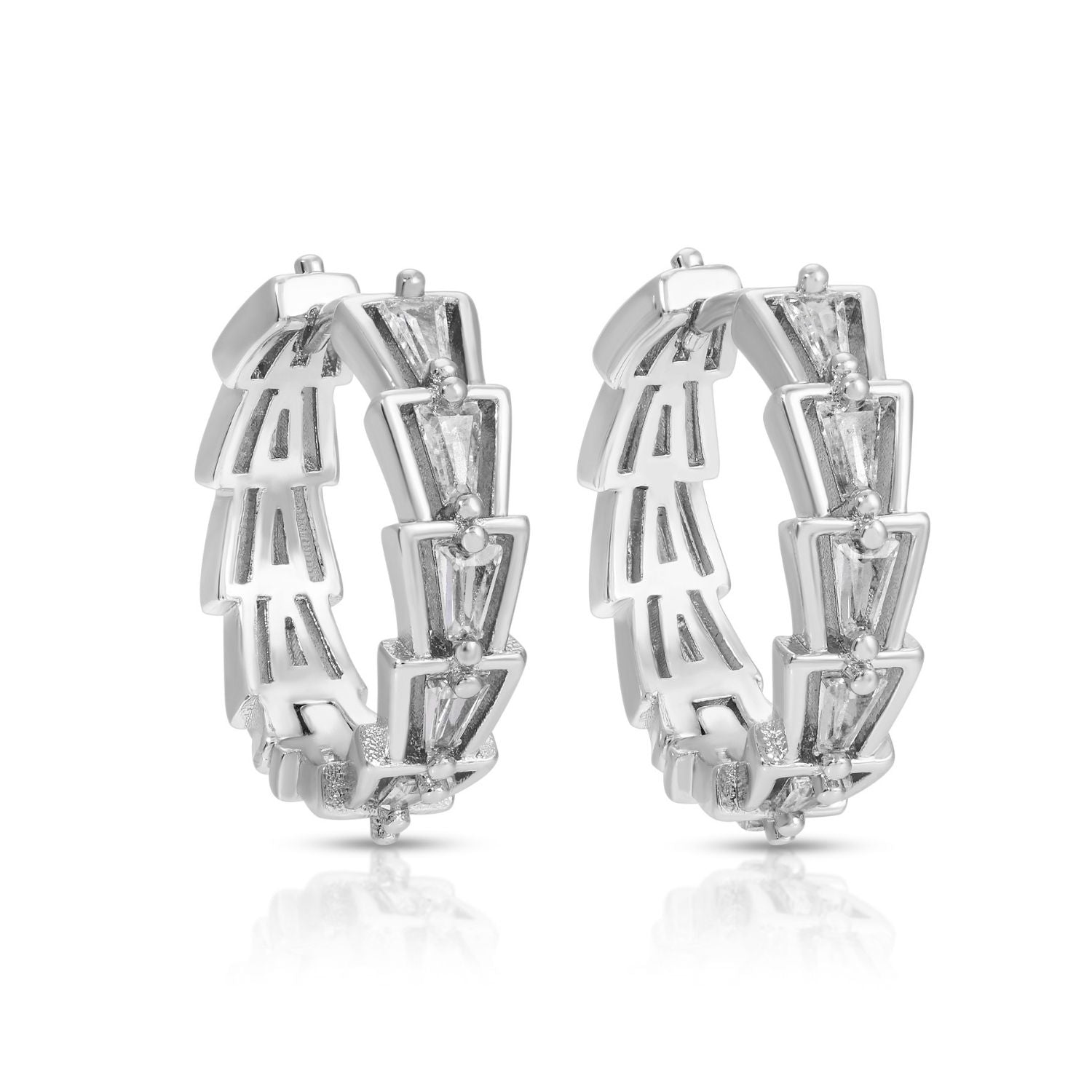 Bold Sparkle Huggies - Splendid Iris