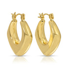 Wide Angled Latch Huggies - Splendid Iris