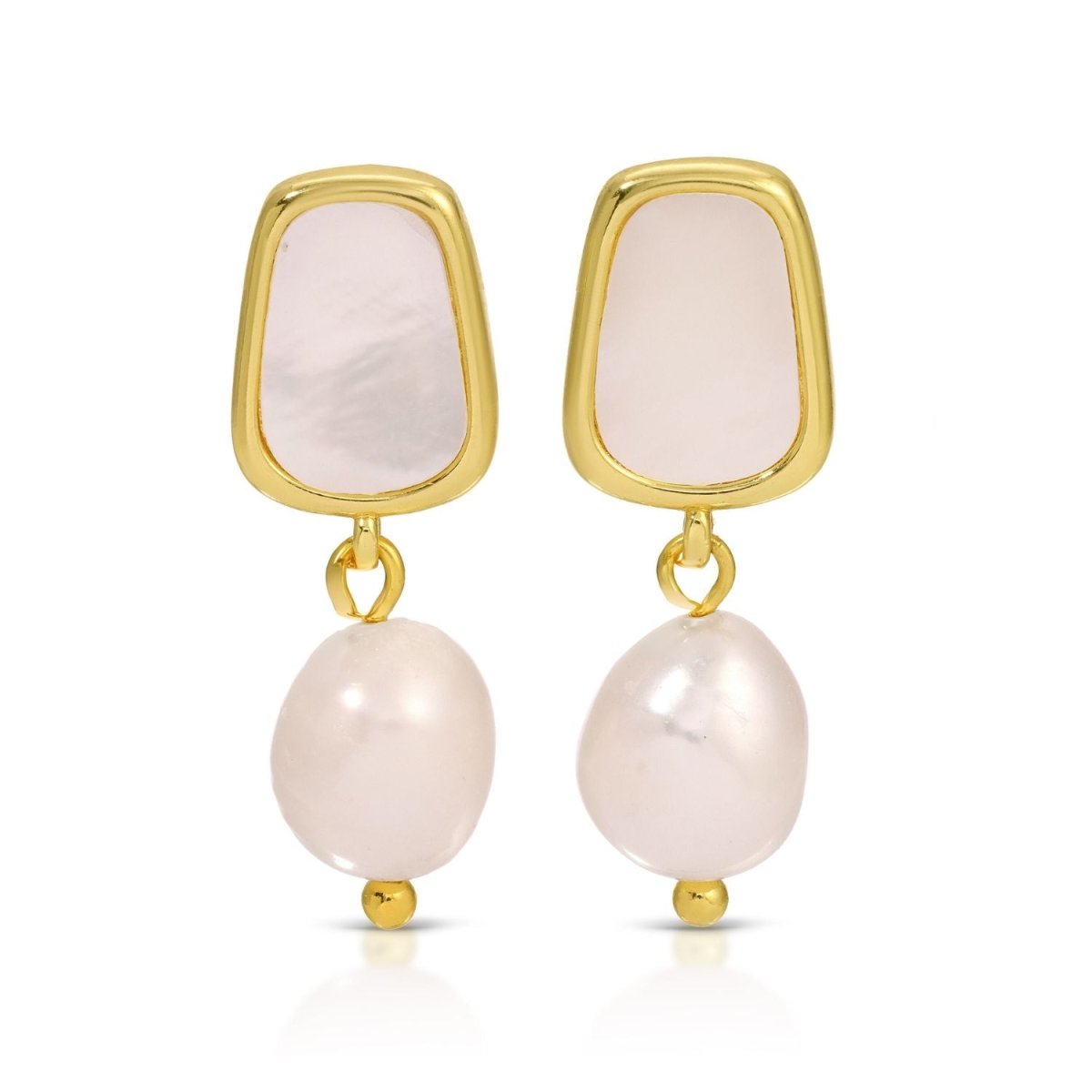 Pearl Drop Earrings - Splendid Iris