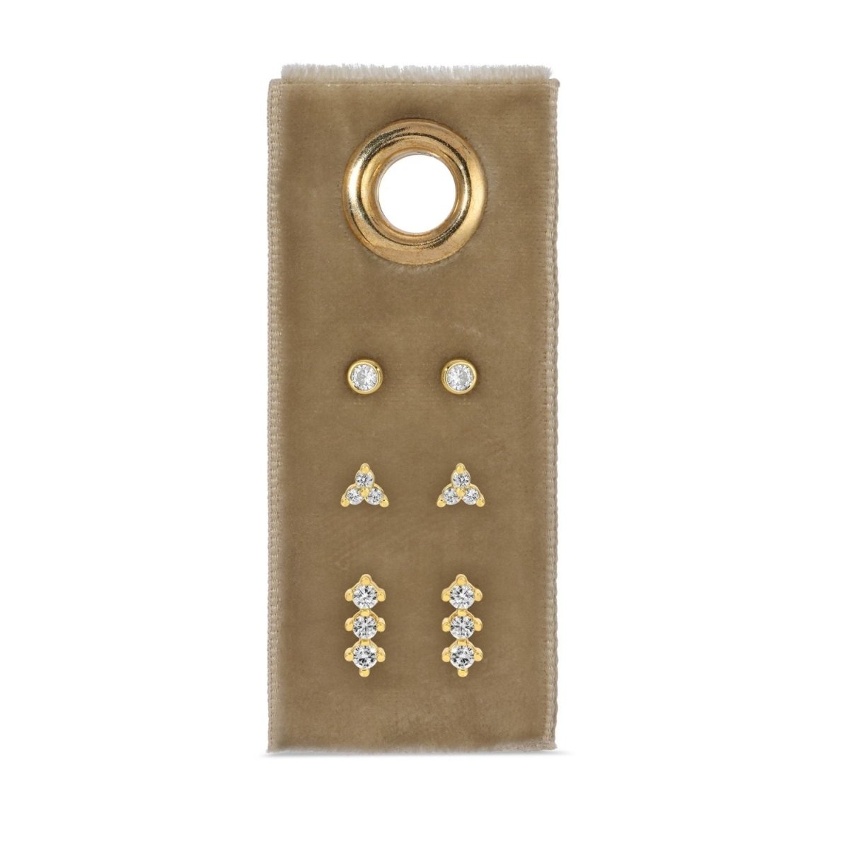 Curated Stud Set: 3 Trending Styles - Splendid Iris