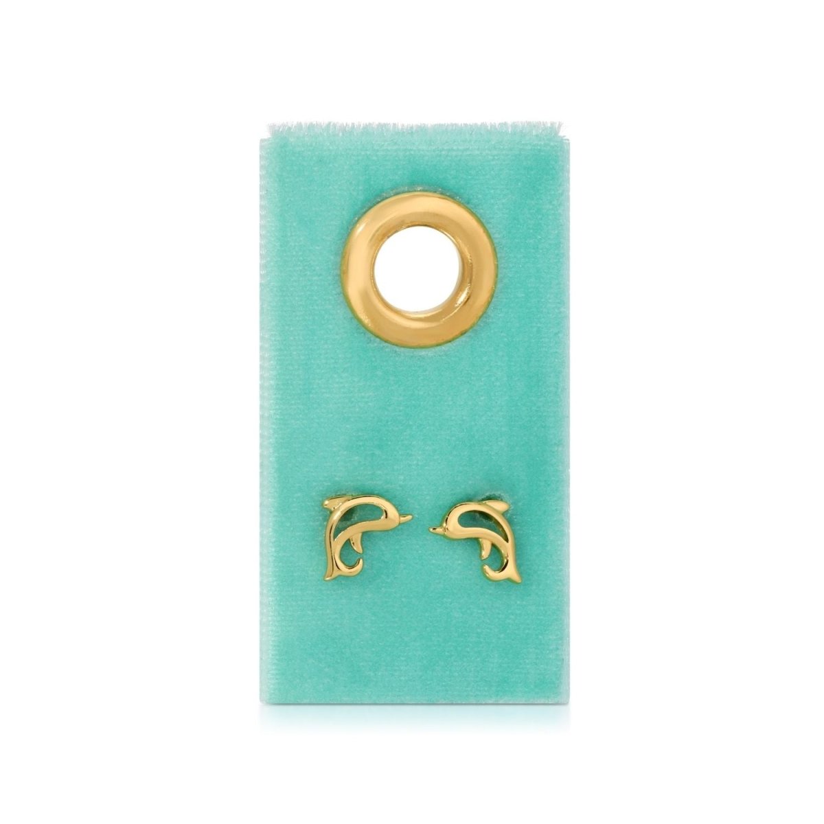 Dolphin Studs on Velvet - Splendid Iris