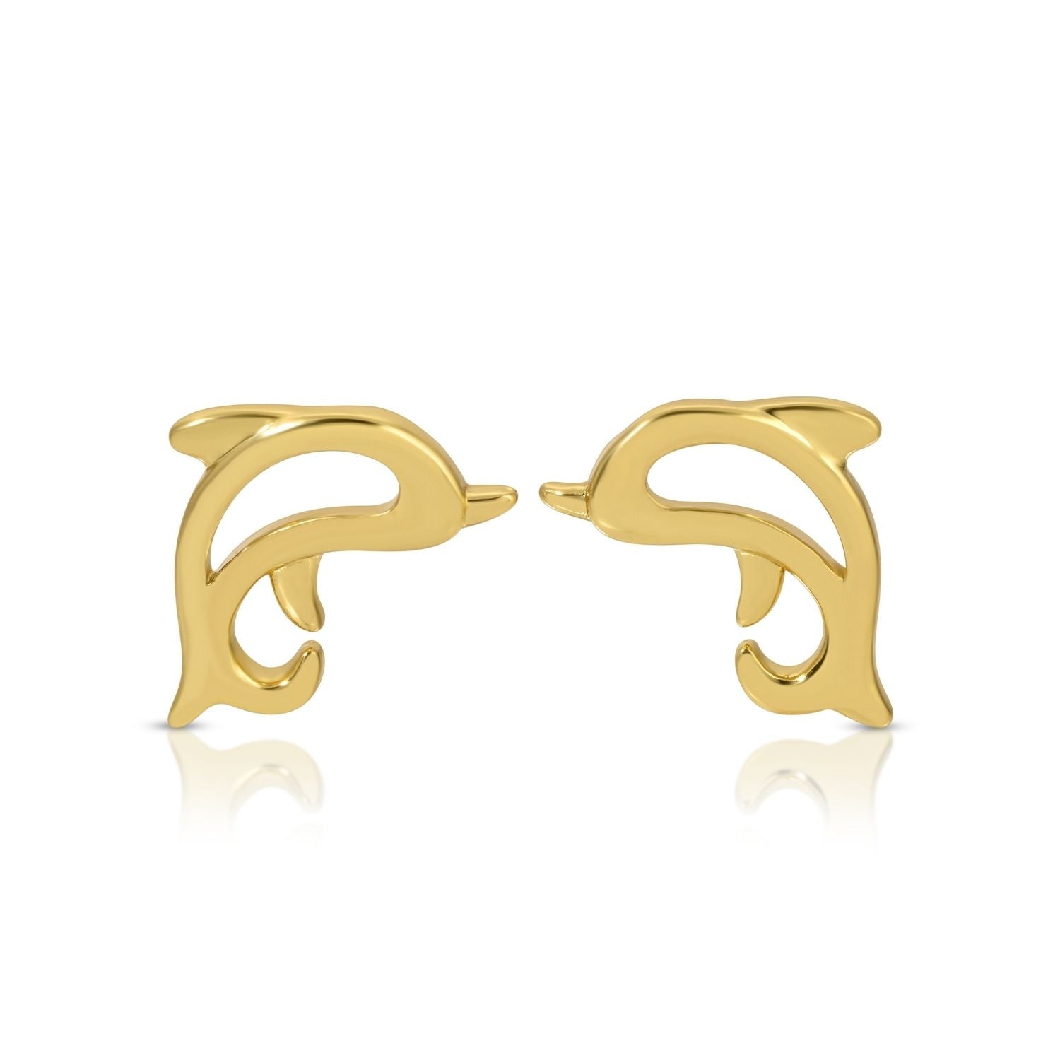 Dolphin Studs on Velvet - Splendid Iris