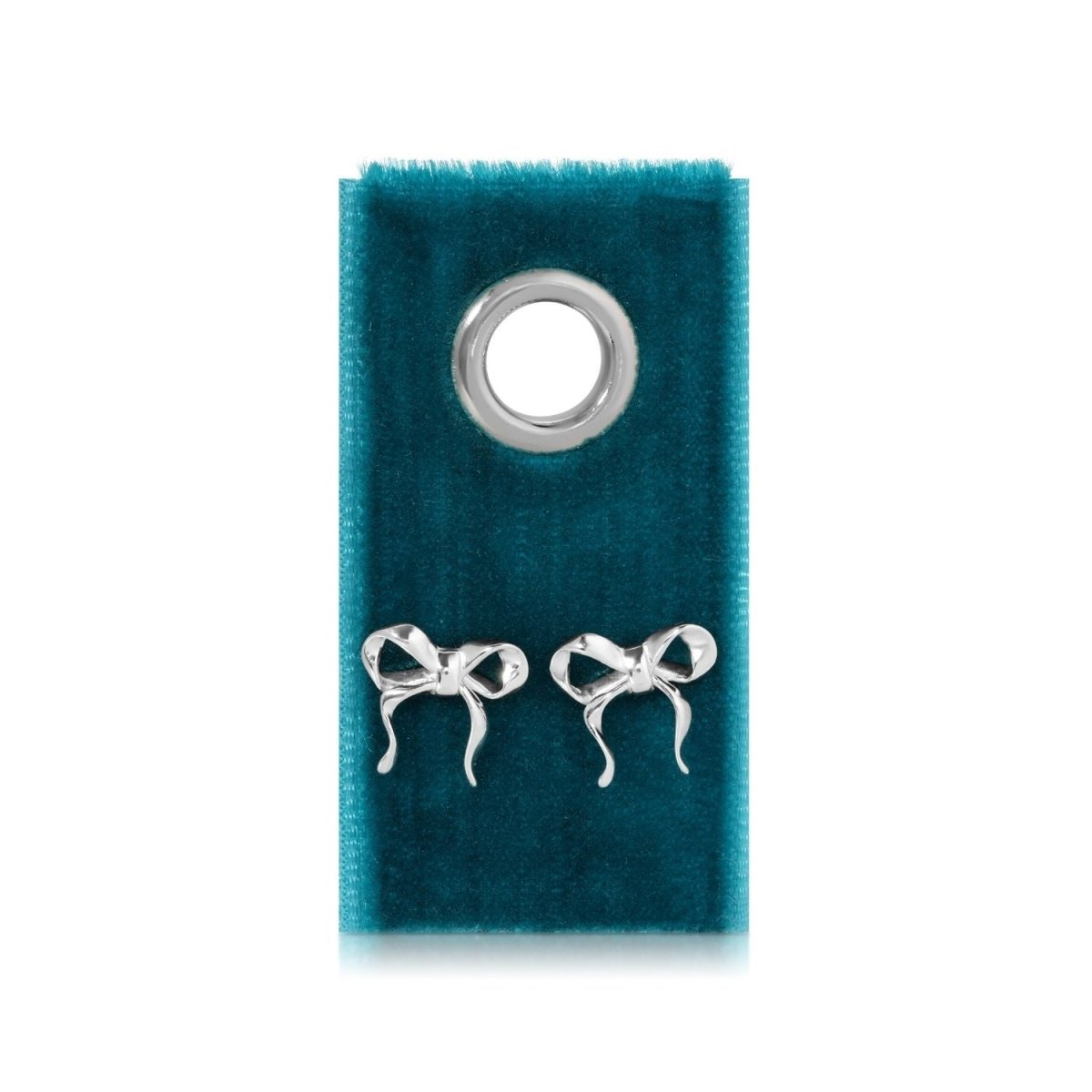 Sweet Bows on Velvet Tag - Splendid Iris