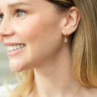 Faux Diamond Huggies - Splendid Iris