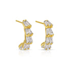 Multi Baguette Hoop Earrings - Splendid Iris