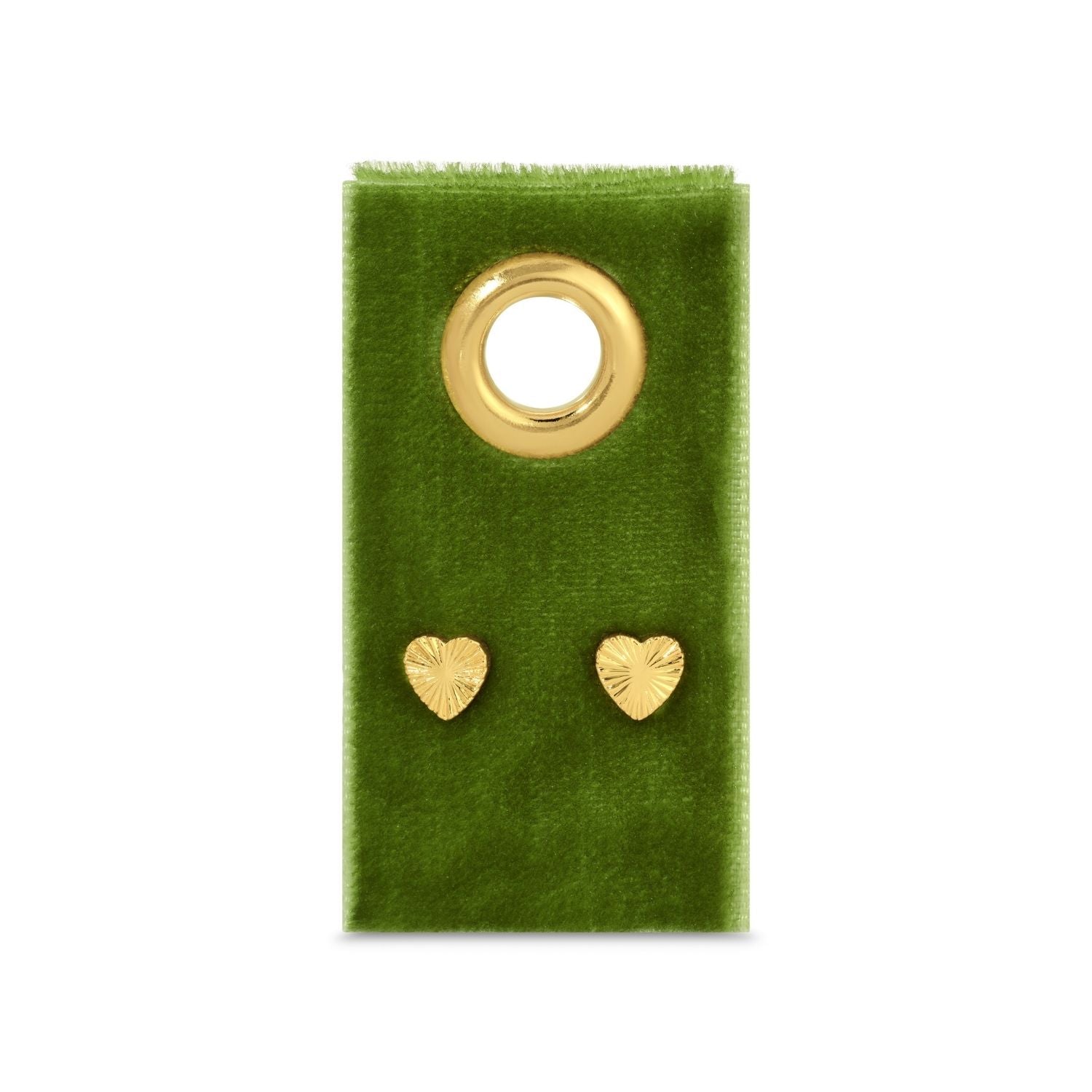 Heart Burst Studs on Velvet Gift Tag - Splendid Iris