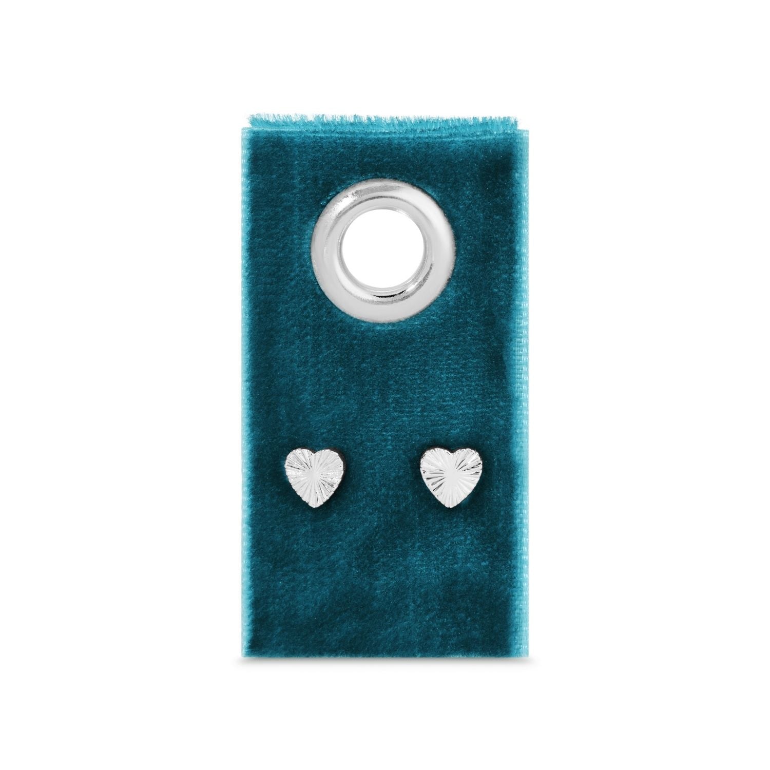 Heart Burst Studs on Velvet Gift Tag - Splendid Iris