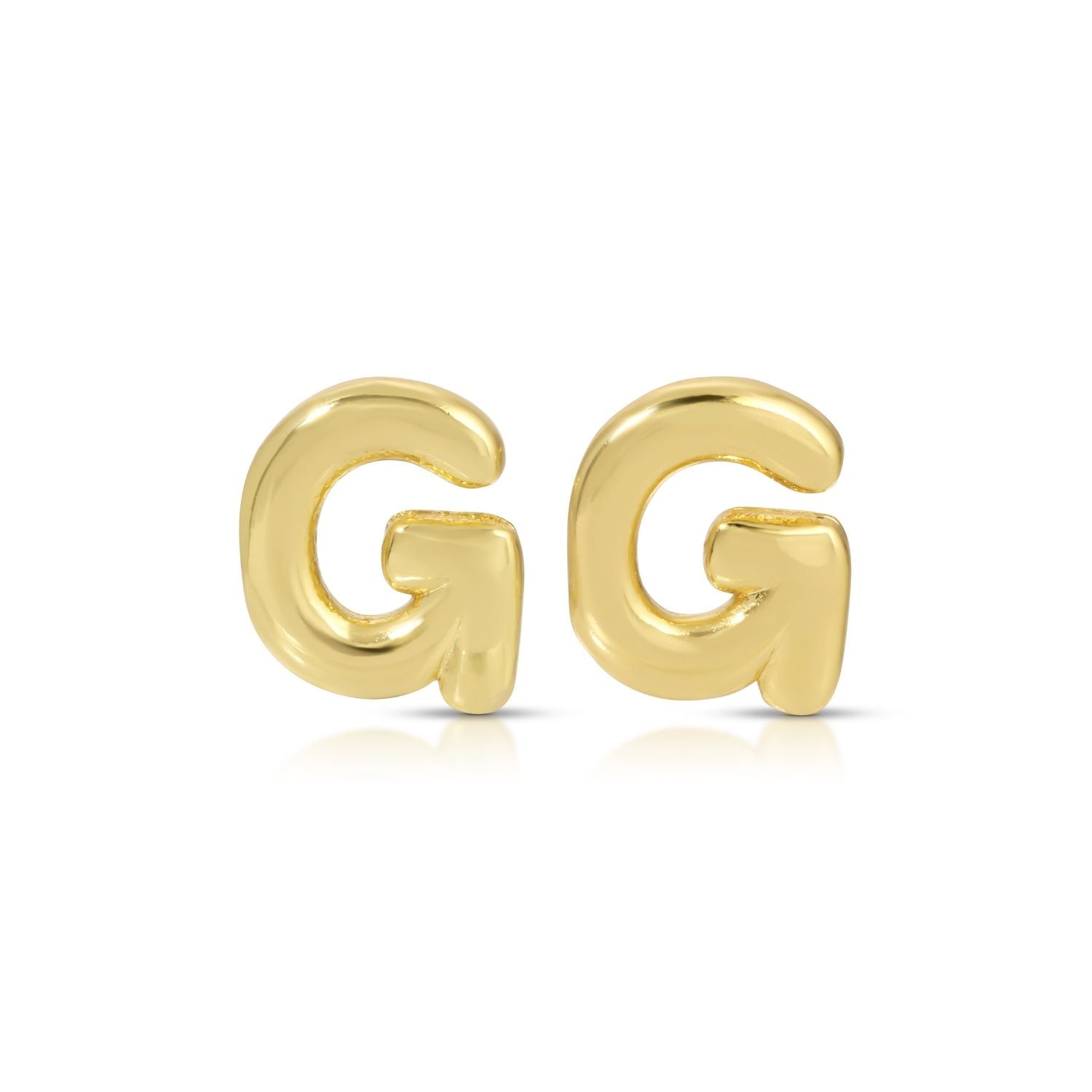 Initial Studs on Velvet Gift Tag - Splendid Iris