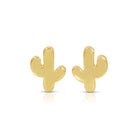 Simple Cactus Studs on Velvet Gift Tag - Splendid Iris