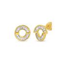 Baguette Studs - Splendid Iris